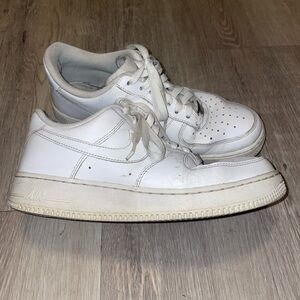 Triple white Nike Air Force 1’s